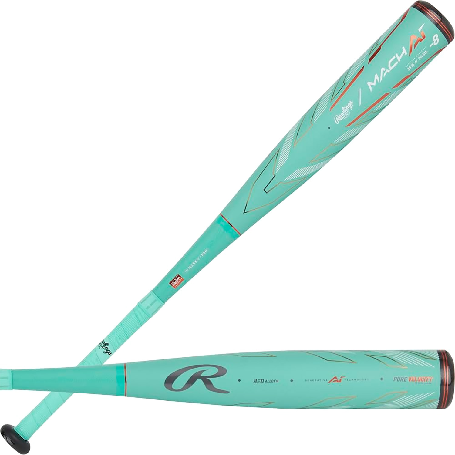 2024 Mach AI USSSA Bat 2 8 Rawlings Dugout By ProTech   2024 MACH AI USSSA 8 DUAL PLAIN 